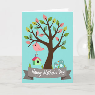 Pastel Avian Pattern Card