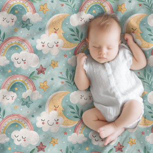 Pastel Baby Blanket Cozy Gift with Sky Magic