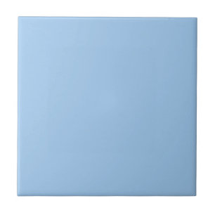 Pastel Baby Blue Solid Colour Ceramic Tile