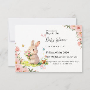 Pastel Baby Shower Card