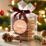 Pastel Baking Festive Cookie Merry Christmas Classic Round Sticker<br><div class="desc">Add a personalised, festive touch to your holiday treats with our Christmas Cookie Sticker! Featuring an adorable cookie illustration, this sticker is perfect for labelling your homemade goodies. Customised with the message “Baked with Love from your kitchen, ” it’s a charming way to share holiday joy straight from your kitchen....</div>