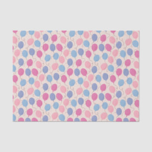 Pastel Balloons Whimsical Pattern Tissue Paper