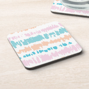 Pastel Batik Pattern Coaster