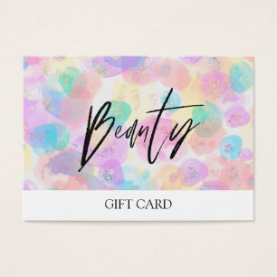 *~* Pastel BEAUTY GIFT CARD