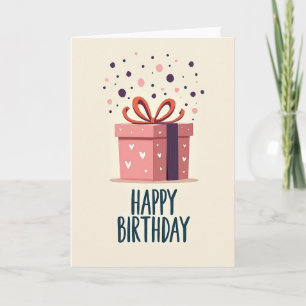 Pastel Birthday Box Card