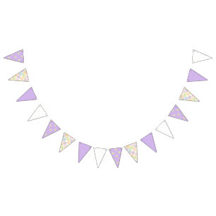Pastel Birthday Party Bunting Banner
