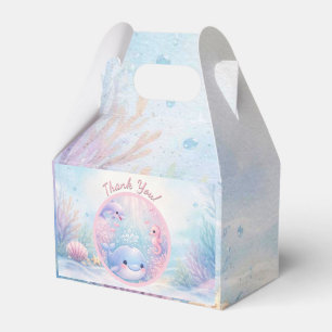 Pastel Birthday Under the Sea Girl Pink Party Favour Box