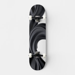 Pastel black colour skateboard
