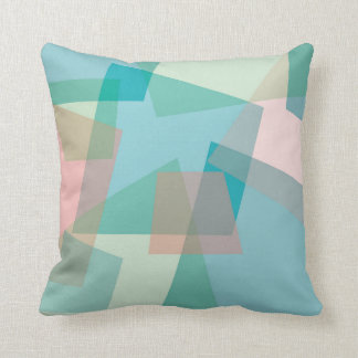 Pastel blocks cushion