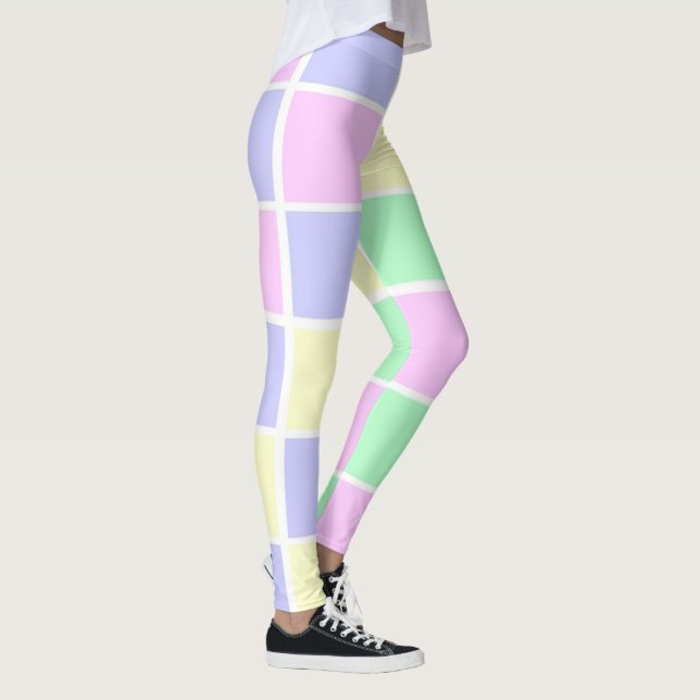 Pastel Blocks Leggings (Right)