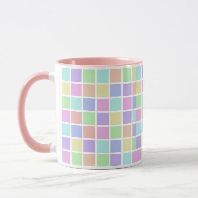 Pastel Blocks Mug (Left)