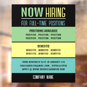 Pastel Blocks Vacancy Recruitment Advertising
