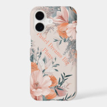 Pastel Bloom Elegance: Floral iPhone/iPad Case