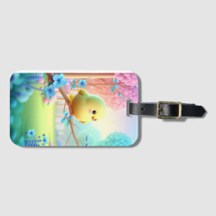 “Pastel Bloom – Elegant Floral Phone Case Design” Luggage Tag