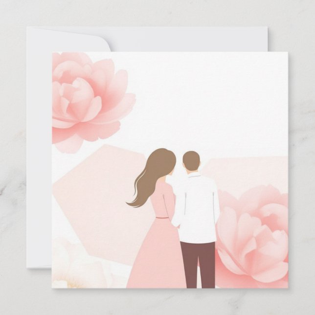 Pastel Bloom Invitation (Front)