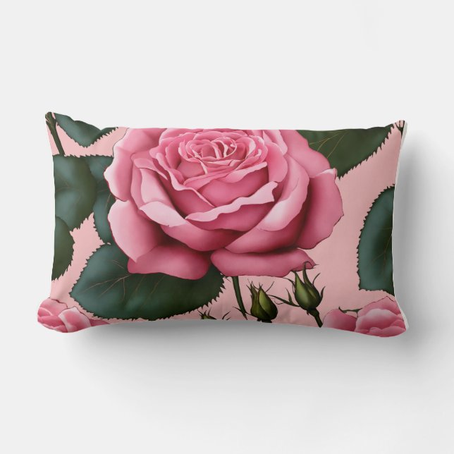 Pastel Bloom Long Pillow Collection (Front)