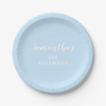 Pastel blue1st Birthday Script