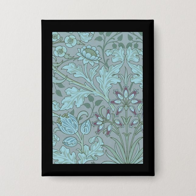 Pastel Blue Decorative Flowers  (Front)