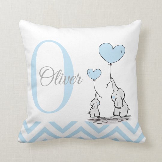 Home Furniture Diy Baby Boy Blue Elephant Personalised Custom