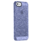 Pastel Blue Faux Glitter And Sparkless Uncommon iPhone Case (Back/Right)