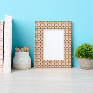 Pastel blue floral abstract repeat  etched frames