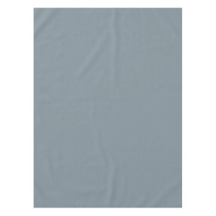 Pastel Blue-Grey Solid Colour Pairs Denim Drift Tablecloth