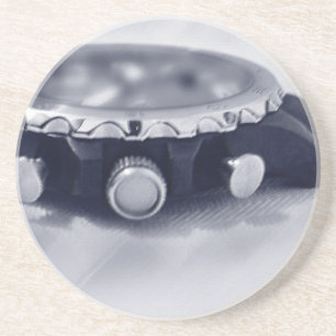 pastel blue hour coaster