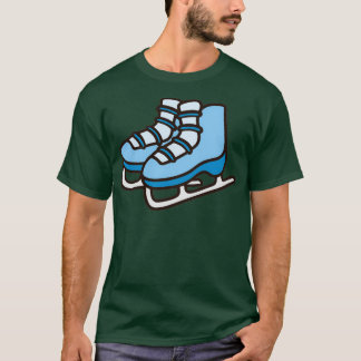 Pastel Blue Ice Skates T-Shirt