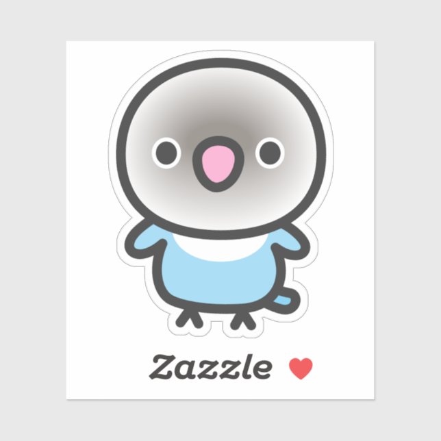 Pastel blue masked lovebird (Sheet)