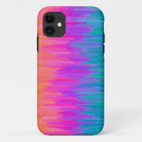 Pastel Blue Purple Orange Abstract
