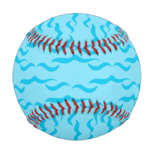 Pastel Blue Sea Water Waves Peaceful Ocean Baseball