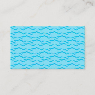 Pastel Blue Sea Water Waves Peaceful Ocean Business Card