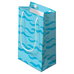 Pastel Blue Sea Water Waves Peaceful Ocean Small Gift Bag