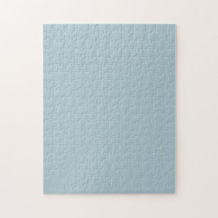 Pastel Blue Solid Colour Classic Elegant Jigsaw Puzzle