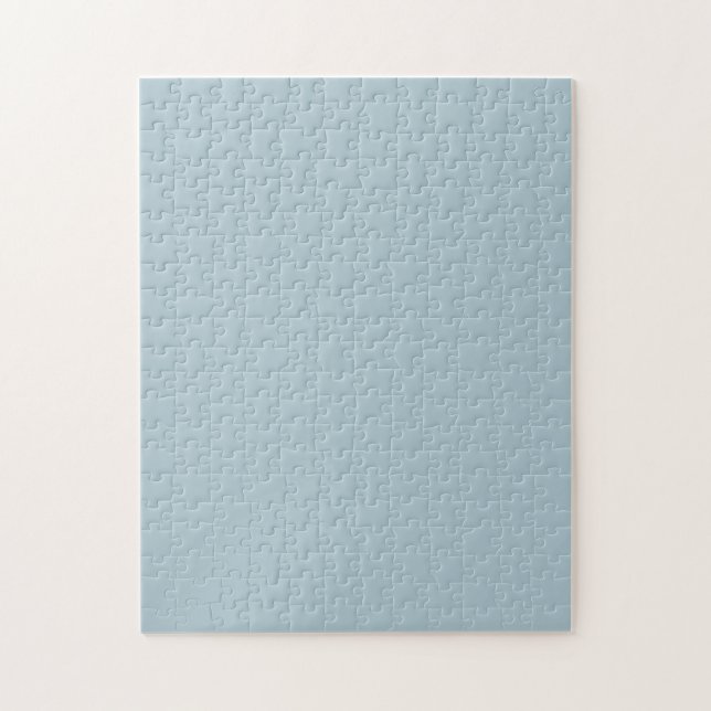 Pastel Blue Solid Colour | Classic | Elegant Jigsaw Puzzle (Vertical)