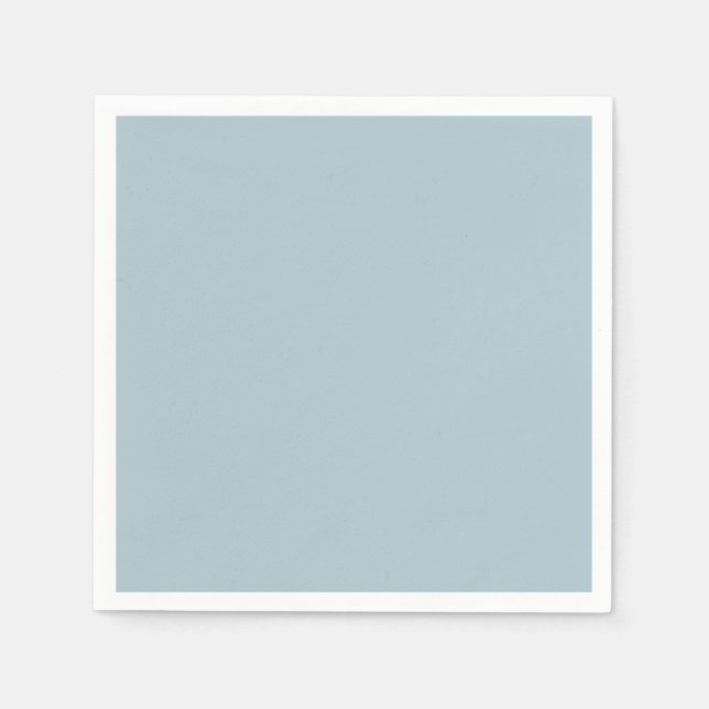 Pastel Blue Solid Colour | Classic | Elegant Napkin (Front)