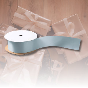 Pastel Blue Solid Colour   Classic   Elegant Satin Ribbon