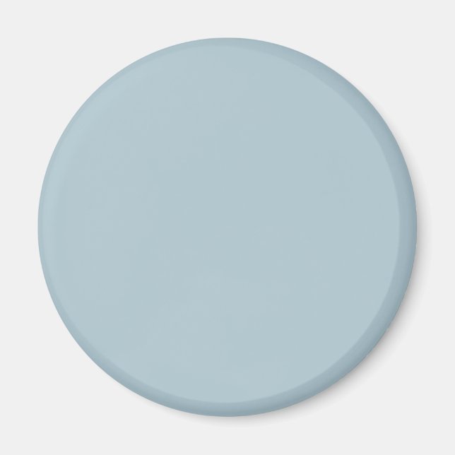 Pastel Blue Solid Colour Magnet (Front)