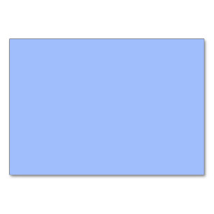 Pastel Blue (solid colour)  Table Number