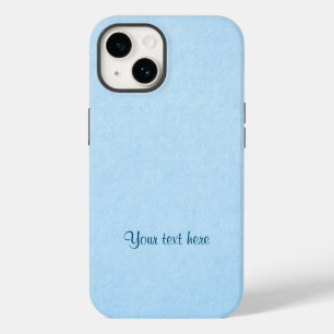 Pastel Blue Solid Colour TEMPLATE Case-Mate iPhone 14 Case