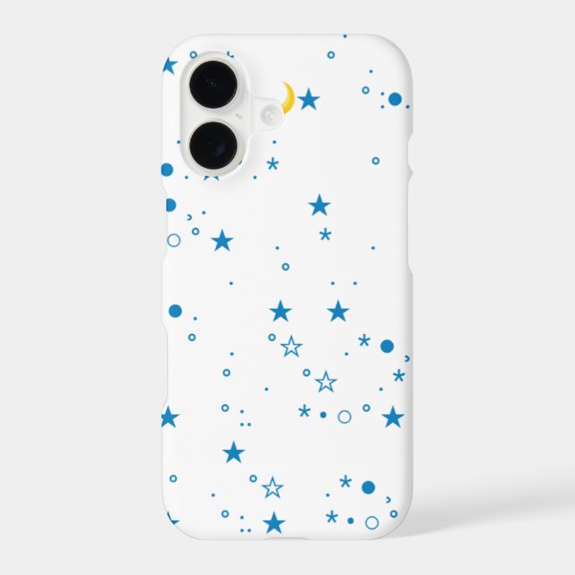 Pastel Blue Stars Pack iPhone Case (Back)