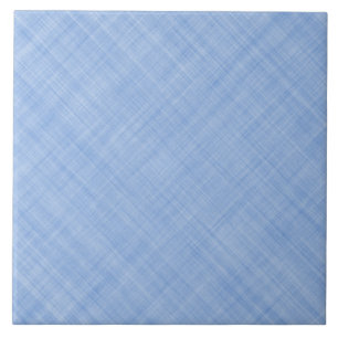 Pastel Blue Textile Ceramic Tile