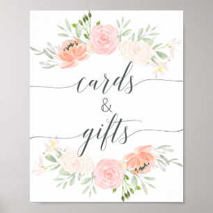 Pastel Blush Gifts and Cards Sign