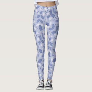 Pastel Botanic Harmony Collage Leggings