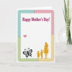 Pastel Botanical Mother Day Card