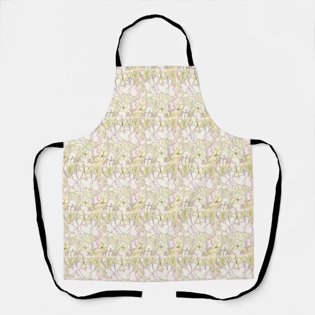Pastel Bountiful Blossoms Apron (Front)