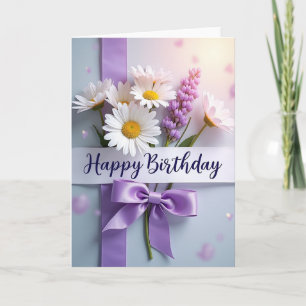 Pastel Bouquet Birthday Card