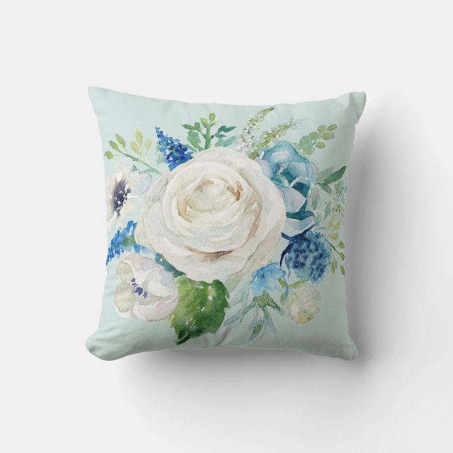 Pastel Bouquet Cushion (Front)