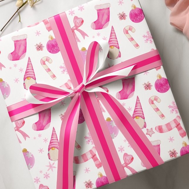 Pastel & Bright Pink Gift Wrapping Satin Ribbon (Creator Uploaded)