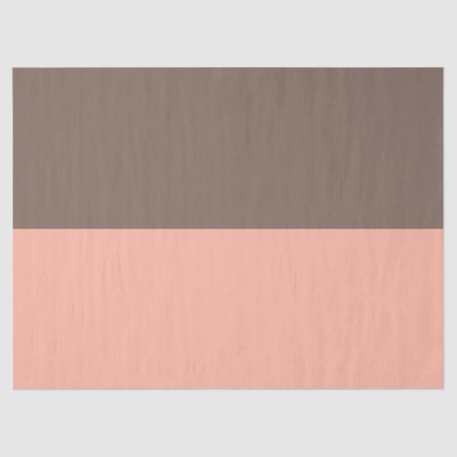 Pastel Brown and Pale Red Tissue Paper (Front)